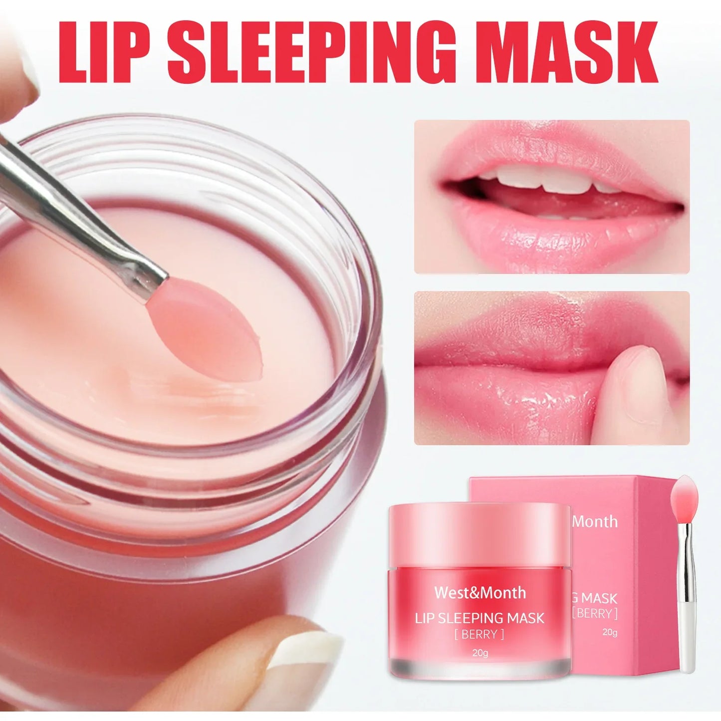 Berry Lip Sleeping Mask South Korea Night Sleep Maintenance Moisturizing Lips Gloss Bleach Cream Nourishing Cherry Lip Balm