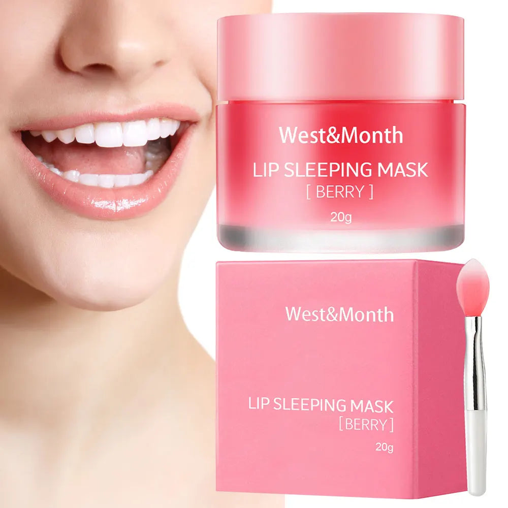 Berry Lip Sleeping Mask South Korea Night Sleep Maintenance Moisturizing Lips Gloss Bleach Cream Nourishing Cherry Lip Balm