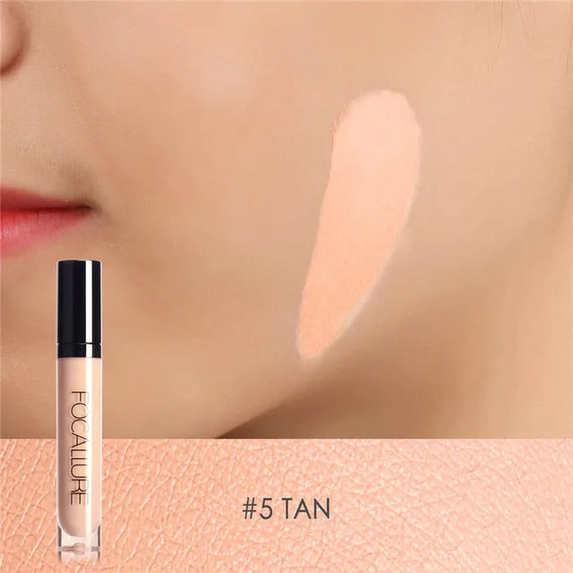 FOCALLURE Makeup Liquid Concealer Full Coverage Eye Base Concealer Oil-Control Waterproof Make Up Cosmetic Concealer