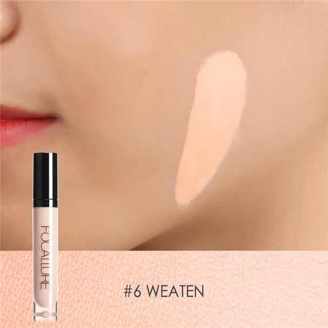 FOCALLURE Makeup Liquid Concealer Full Coverage Eye Base Concealer Oil-Control Waterproof Make Up Cosmetic Concealer