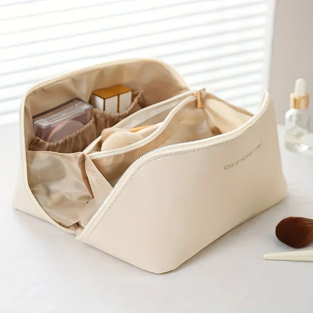 Female Makeup Organizer Toiletry Kit Bag Make Up Case Storage Pouch Luxury Lady Box Cosmetic Bag Organizer Bag For Travel Zip